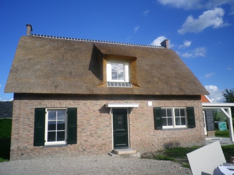 Rieten dak in Bergambacht