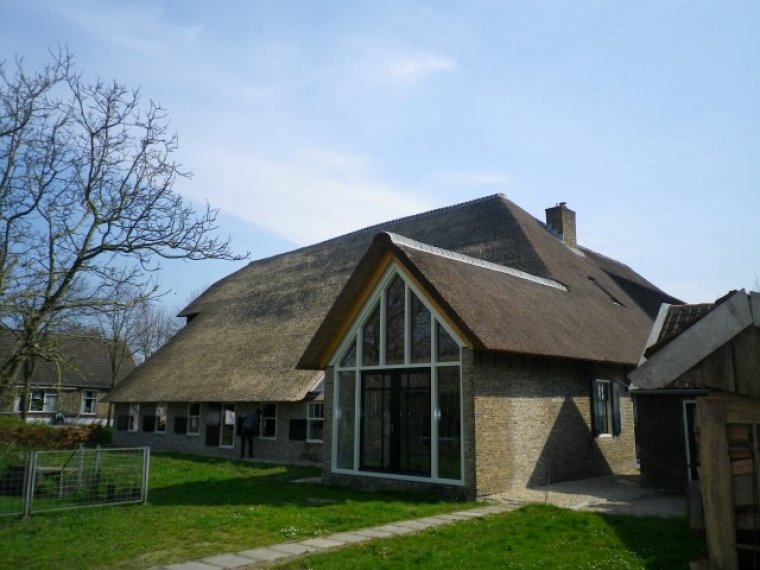 Rieten dak Berkenwoude
