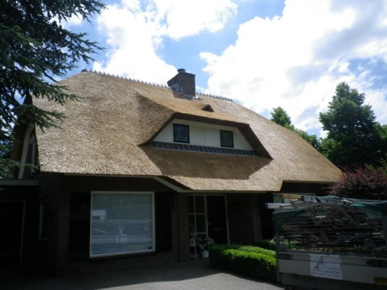 Renovatie rieten dak in Waddinxveen