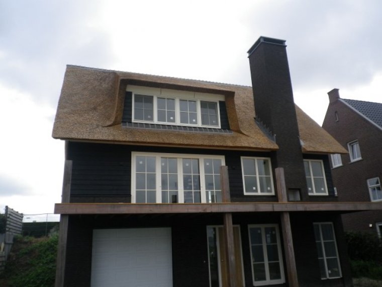 Rieten dak Moerkapelle