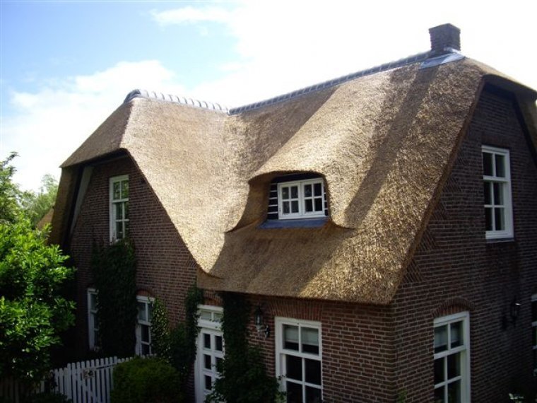 Rieten dak in Oudekerk a/d IJssel