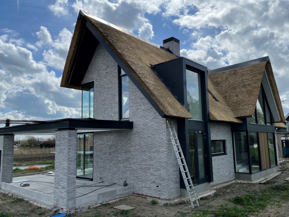 Rieten dak in Reeuwijk